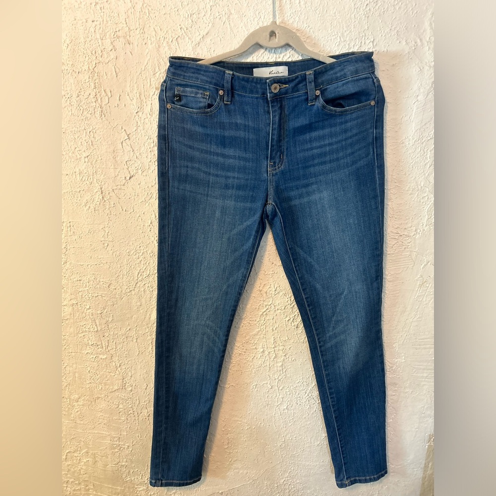 KanCan Women's Skinny Jeans in Dark Blue